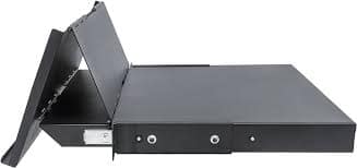 714693 Intellinet Etagère coulissante 19" extensible - Plateau pour clavier - Noir