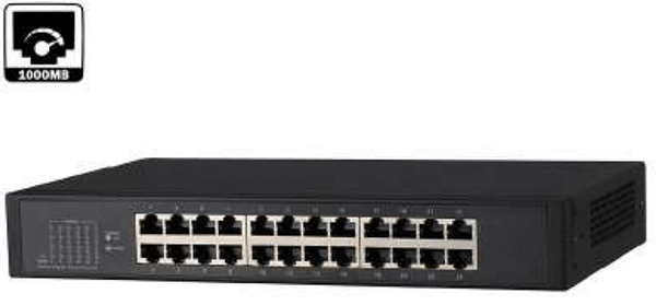 SWITCH DAHUA 24 PORTS 10/100/1000 MBPS GIGABIT