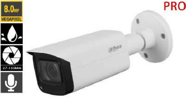 CAMERA BULLET 5 MEGAPIXEL AUDIO motorisé 2.7~13.5mm DAHUA TECHNOLOGY