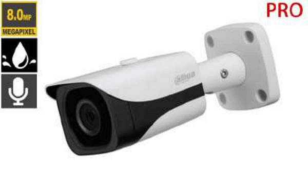 CAMERA BULLET 8 MEGAPIXEL AUDIO 2.8 mm DAHUA TECHNOLOGY