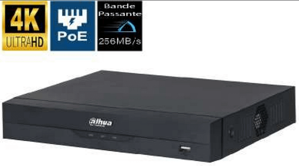ENREGISTREUR VIDEO RESEAU 8CH POE 256Mbps DAHUA TECHNOLOGY