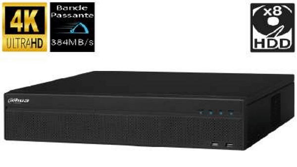ENREGISTREUR VIDEO RESEAU ULTRA 8HDD 32CH 384Mbps DAHUA TECHNOLOGY