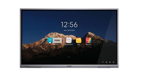 HIKVISION DS-D5B65RB/A  Écran interactif pour Education 65", 4K, Android 8, tactile infrarouge - Wi-Fi - 2x Haut Parleur 16W