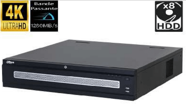 ENREGISTREUR VIDEO RESEAU ULTRA 8HDD 128CH 384Mpbs DAHUA TECHNOLOGY