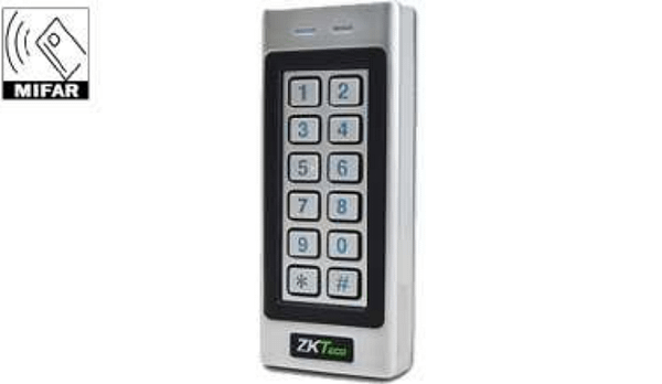 DIGICODE MIFARE METALLIQUE ETANCHE ZKTECO