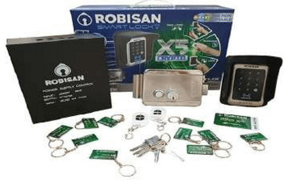KIT SERRURE ELECTRIQUE ROBISAN X5 MIFARE
