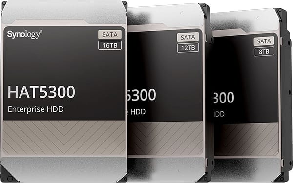 Synology HAS5300 Hard drive 12 TB internal 3.5" SAS 12Gb/s 7200 rpm buffer: 256 MB for Synology SA3200, SA3400, SA3600; High Density HD6500; Unified Controller UC3200