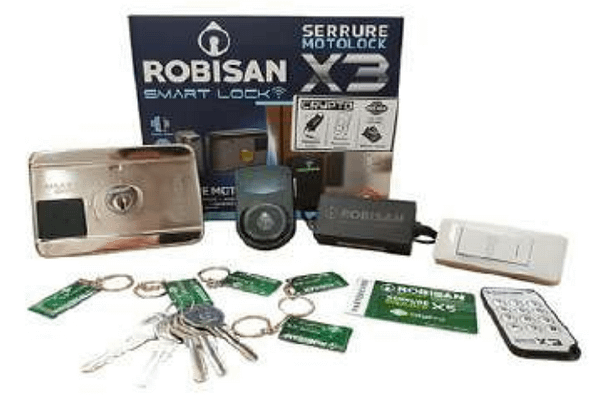 KIT SERRURE ELECTRIQUE ROBISAN X3 MIFARE