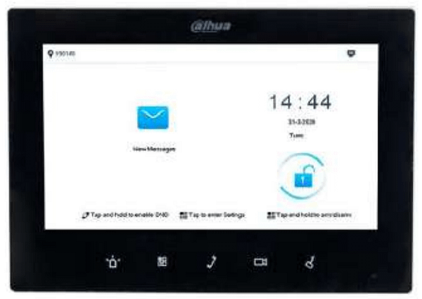 ECRAN VIDEO INTERCOM IP TACTILE 7" DAHUA TECHNOLOGY
