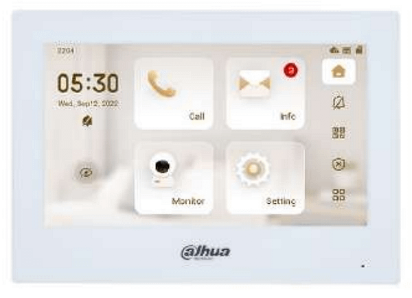 ECRAN VIDEO INTERCOM IP 7 " WIFI DAHUA TECHNOLOGY