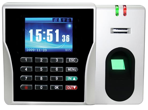 ZKS T23 Pointeuse Biometrique & Control d'accás á Proximitá RFID, LCD CouleurRS232, TCP/IP, USB, Embedded alarm clock, EM card ,CAPACITE 3000 EMPREINTES
