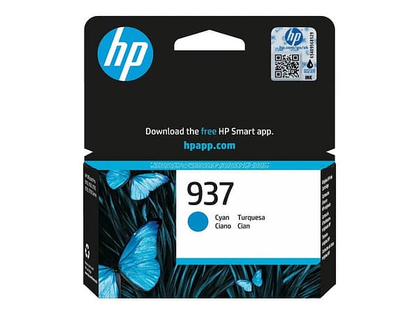 HP 937  Cyan 800 pages 4S6W2NE#CE1