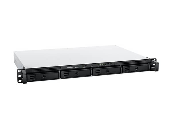 NAS Synology RackStation RS422+ - rack 1U - 4-Bay NAS HDD 3.5 & SSD SATA remplaçable à chaud Gigabit