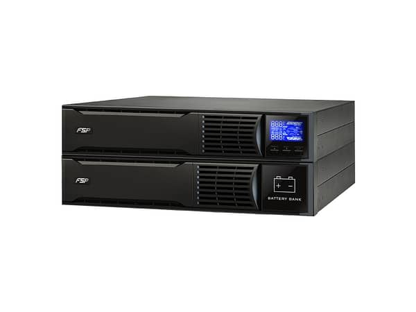 FSP-3000VA CUSTOS CU-1103TS/RS (PPF27A2200) UPS 2400Watt Rack/Tower (online / double conversion) 6S, LCD display, USB