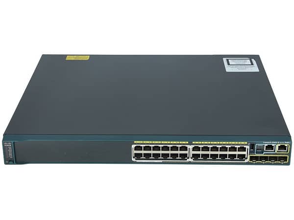 Cisco - WS-C2960S-24PS-L - Catalyst 2960S 24 GigE PoE 370W, 4 x SFP LAN Base (Reconditionné)