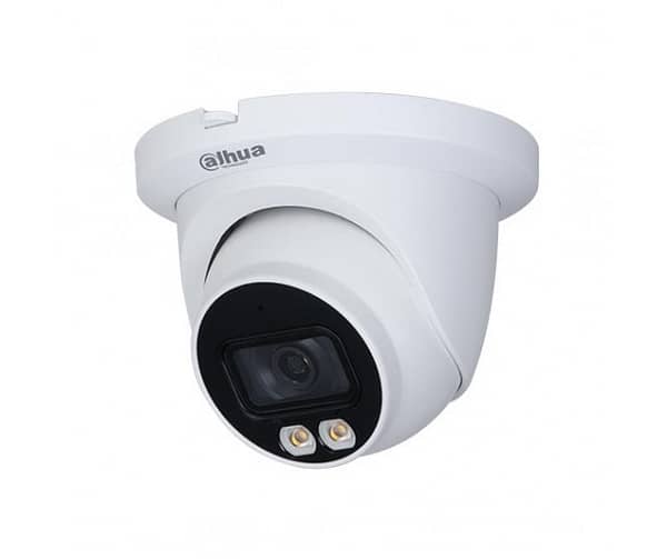 Dahua IPC-HDW3549TM-AS-LED 5MP Tourelle IP Camera Full-color Led Fonction Alarm 2.8mm AI- WizSense 2x Ways Audio IP67