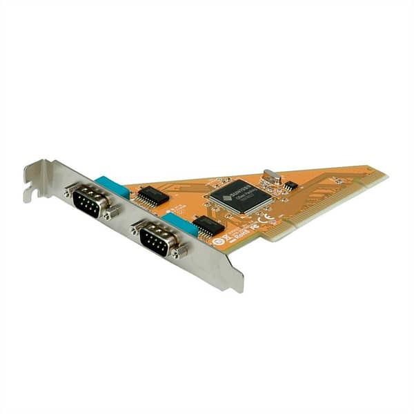 VALUE PCI Adapter, 2x Serial RS232, D-Sub 9 Port
