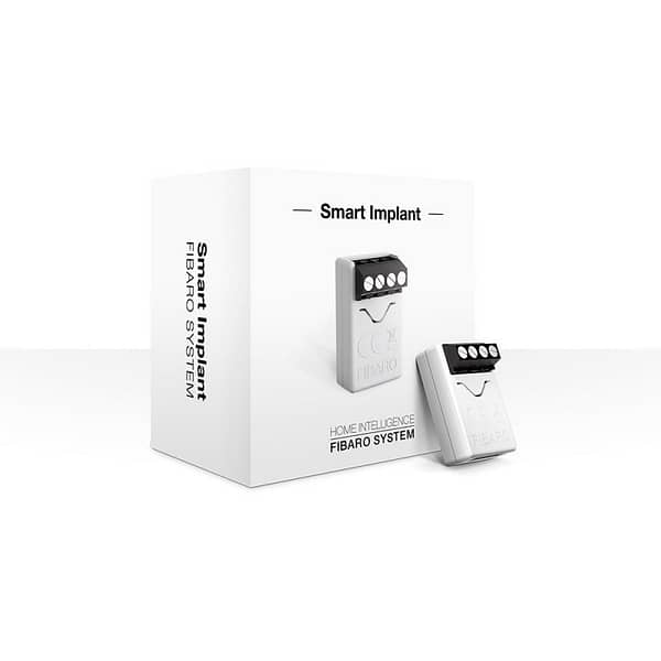 Fibaro FGBS-222 Smart Implant - ZWave+ Universal Adapter 2 dry contact outputs + 2 dry contact or 0-10V inputs + 6xDS18B20
