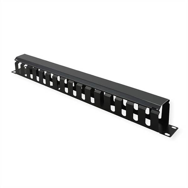 Panel avec 4X CABLE GUIDES 40x40 - BLACK