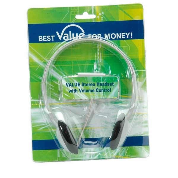 VALUE 15.99.1316 Headset 3.5 mm stereo plug