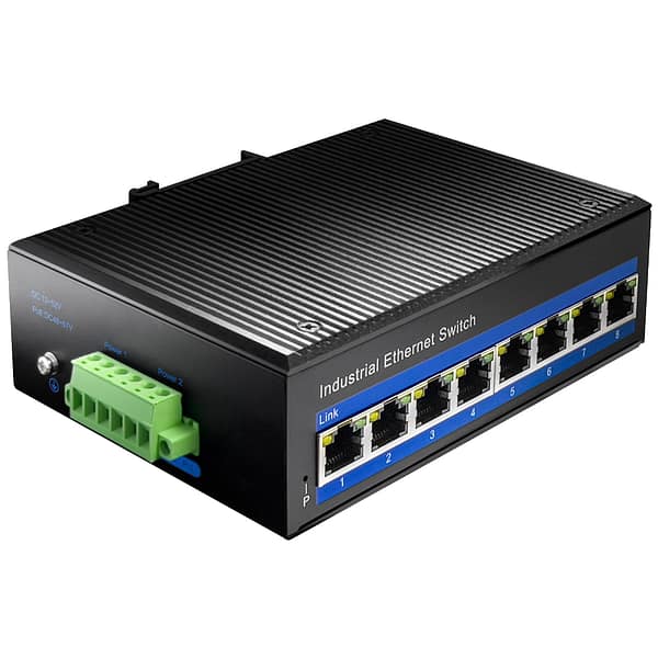 Cudy IG1008P 8-Port Gigabit Industrial PoE Switch **Power Supply not included