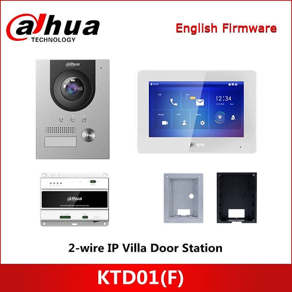 Dahua KTD01 Kit portier vidéo - Technologie 2 fils / 48V New Generation