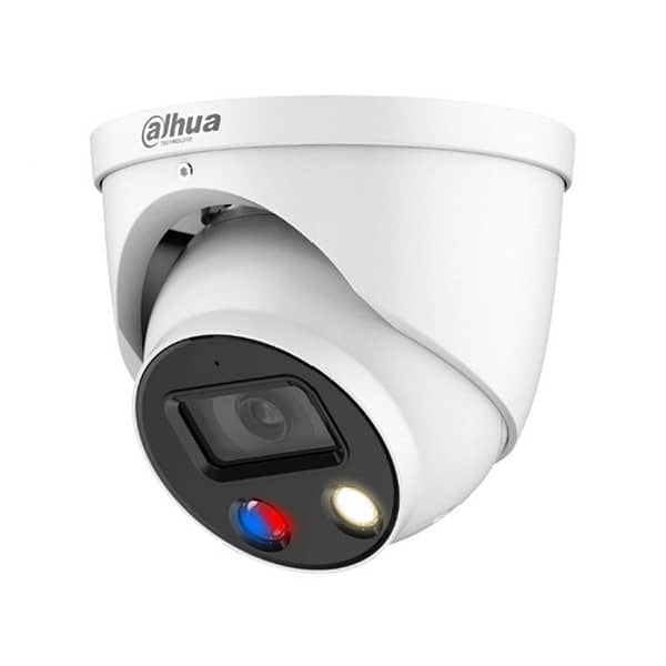 Dahua IPC-HDW3849H-AS-PV 8MP Tourelle IP Camera Full-color Fonction Alarm 2.8mm AI- WizSense 2x Ways Audio IP67