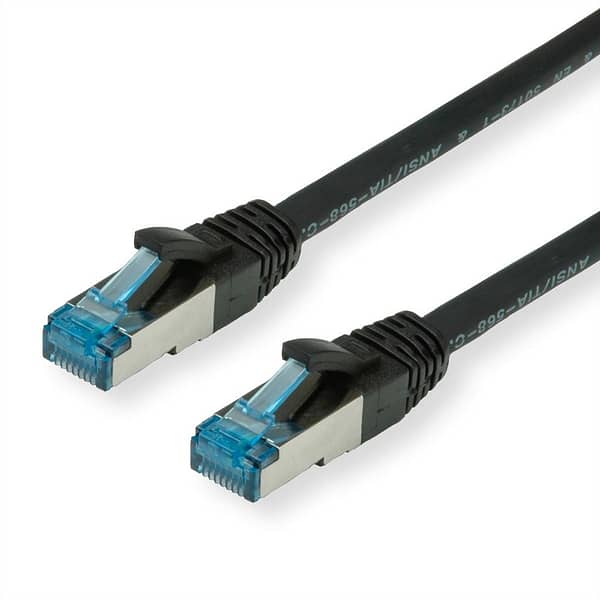VALUE S/FTP Patch Cord Cat.6A (Class EA), black