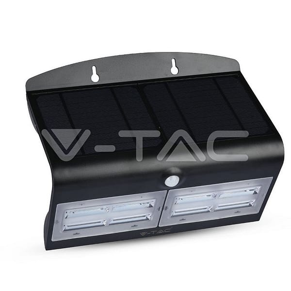 VT-767-7 7W LED SOLAR Mural 4000K+4000k -BLACK+BLACK BODY