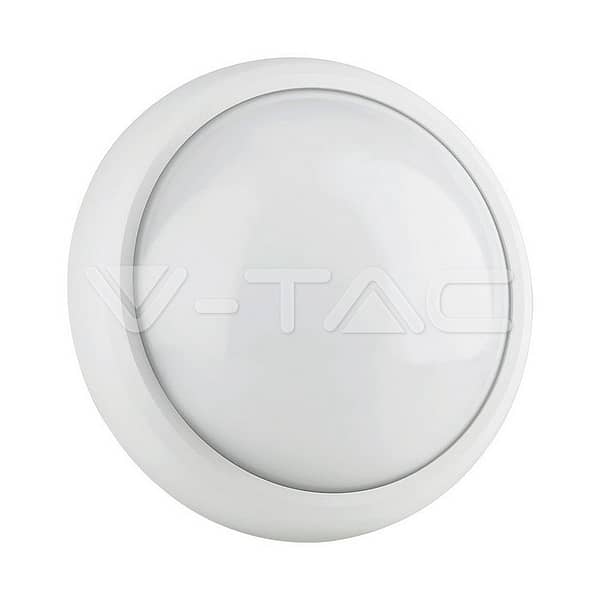 VT-8014 8W Plafonier Blanc  Led Rond Etanche IP-54 - 6000K